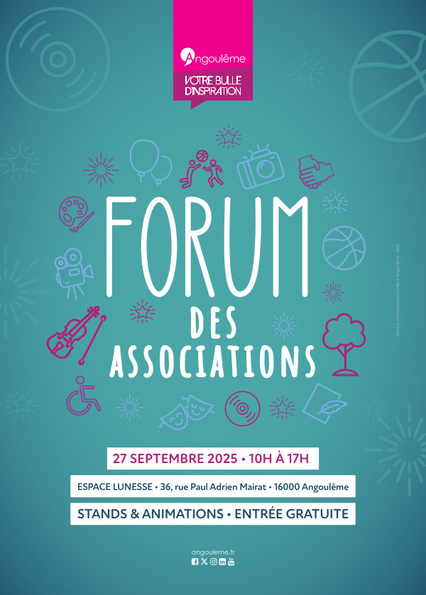 Forum des associations d&rsquo;Angoulême 27 septembre 2025